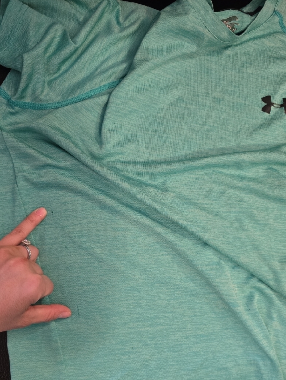 Under Armour Performance Tee Bundle - White/Gray/Teal/Green/Navy/Royal/Red/Black - Picture 6 of 10